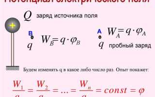 Разность потенциалов куда течет ток