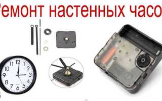 Настенные часы шумят что делать