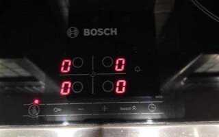 Индукционная плита bosch ошибка e что это