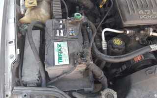 Где аккумулятор в jeep grand cherokee