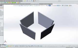 Как развернуть деталь в solidworks