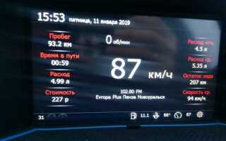 Как обнулить показания бортового компьютера