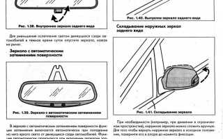 Как разобрать зеркало бокового вида