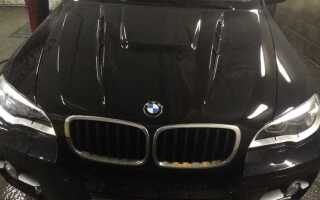 Как открыть капот bmw x6