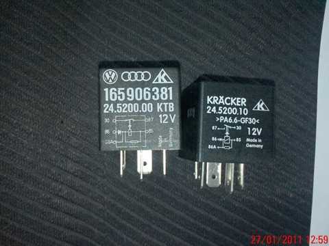 Пошаговая замена реле 165906381 без посещения сервиса