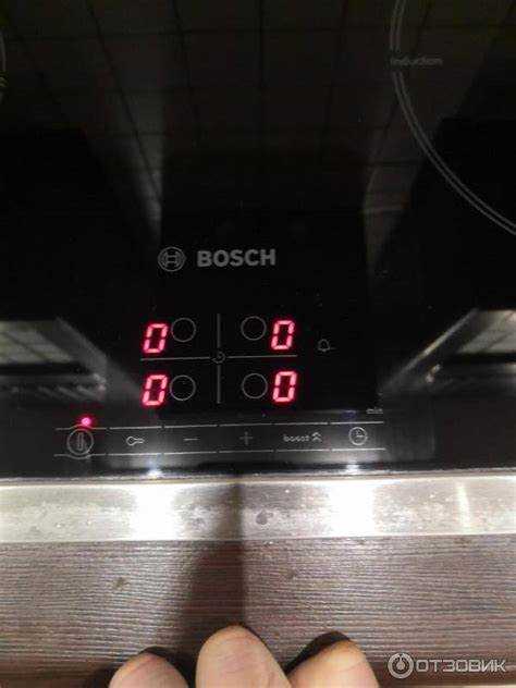 Индукционная плита bosch ошибка e что это