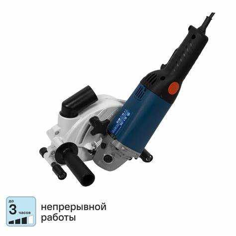 Установка новой кнопки в корпус штробореза