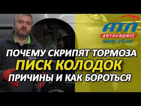 Почему при езде задним ходом скрипят колодки