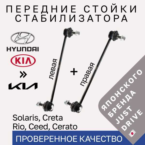 Стойка стабилизатора хендай солярис 2015 года какую